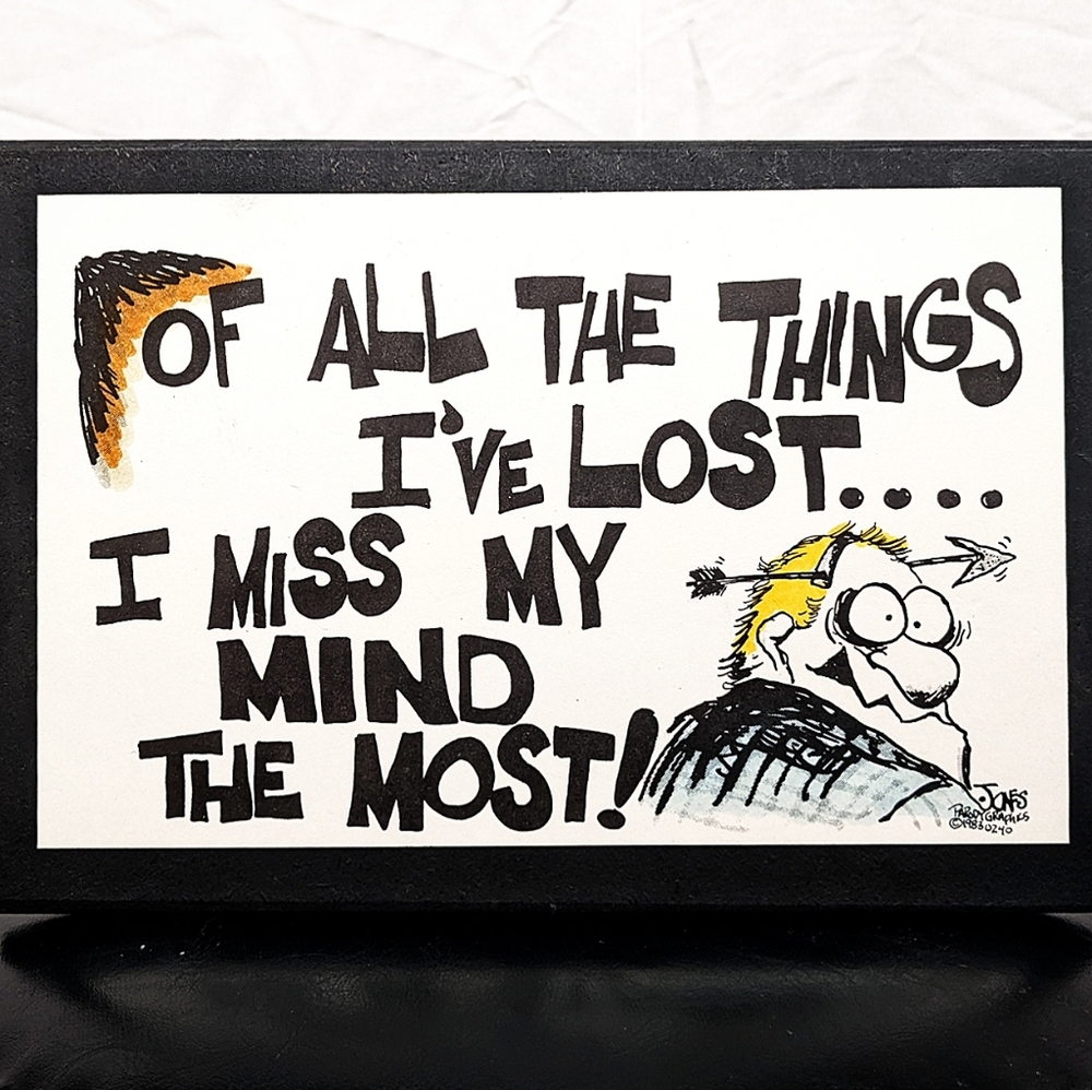 Sarcastic Jones Comic Wooden Plaque